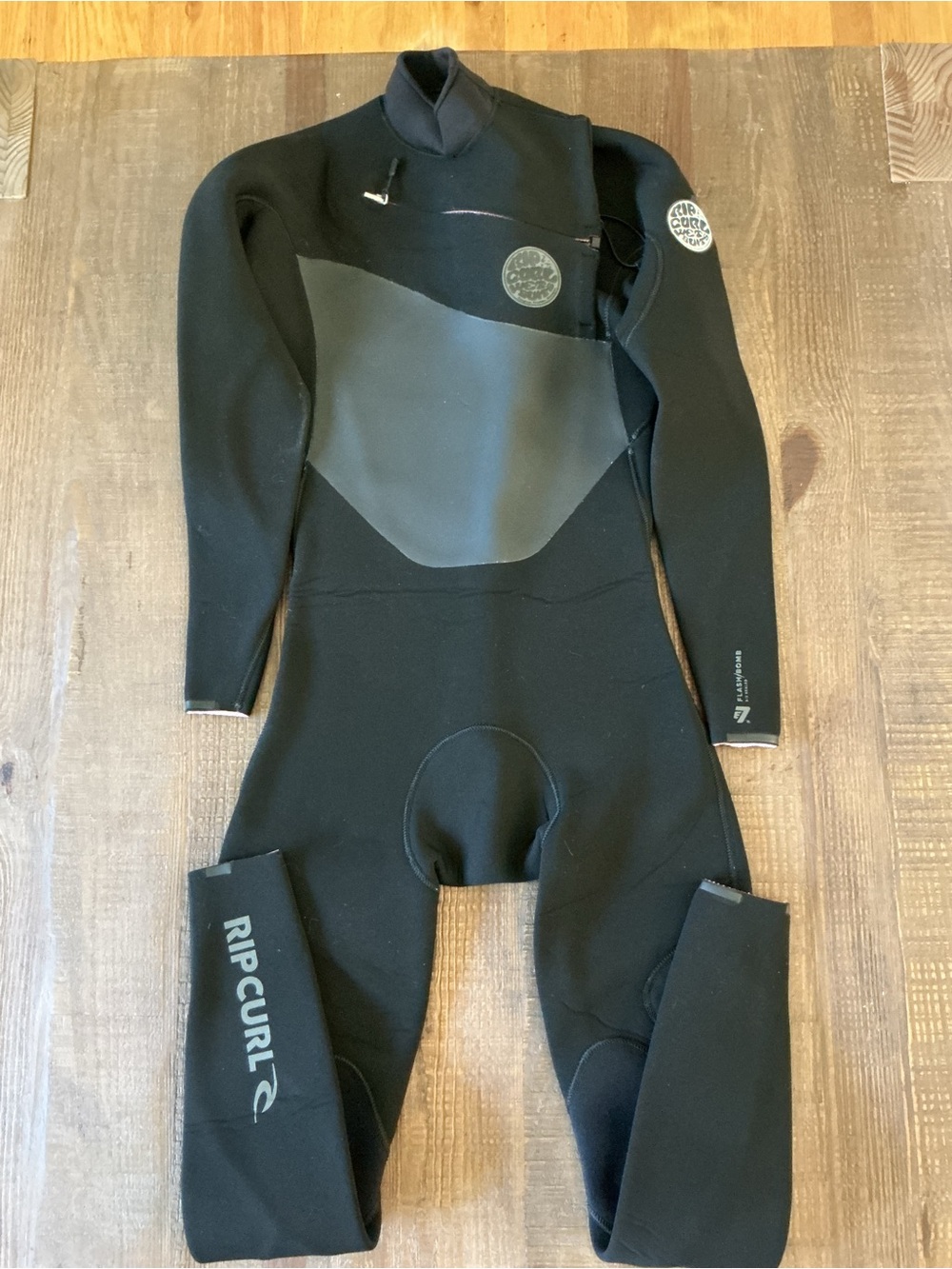 Rip Curl Wetsuit Chest Zip E7 Flash Bomb 3/2 Sealed Men’s Medium
